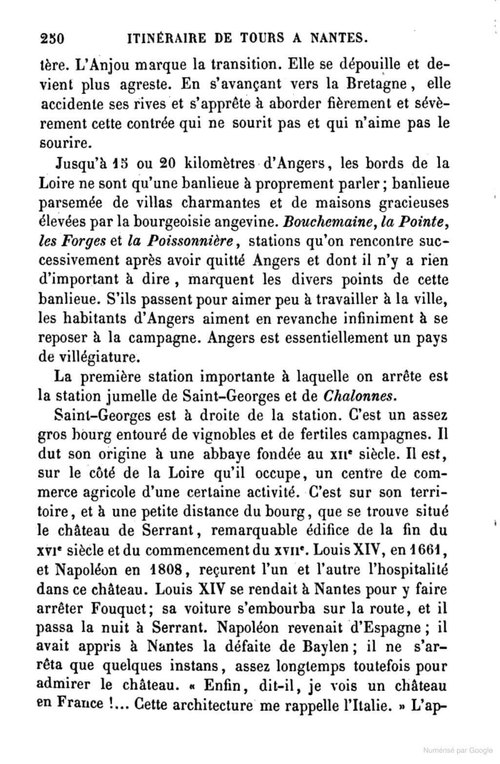 Guide de Paris à Nantes 1854 - Page sur la confluence 2